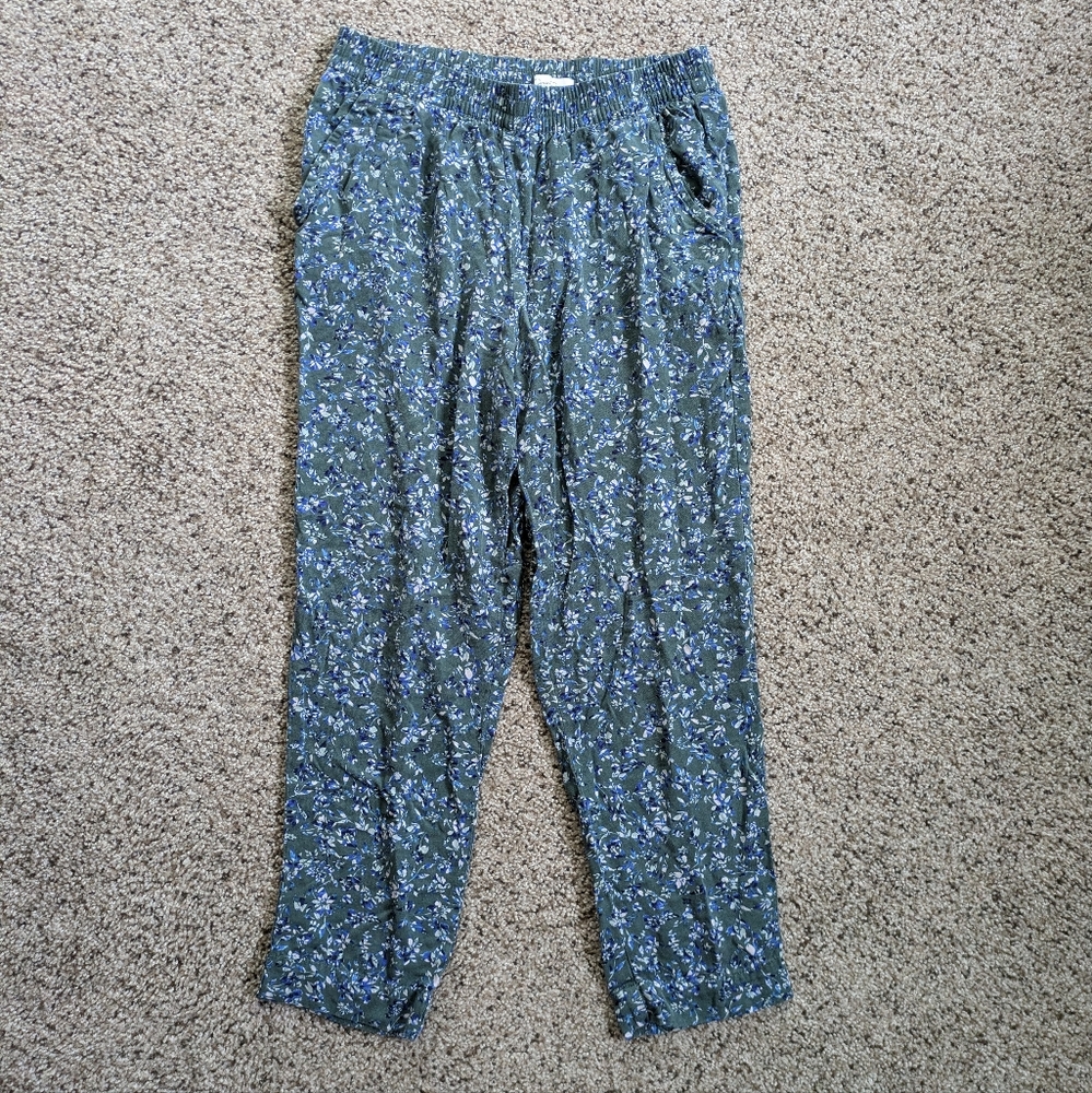 Viscose comfy floral pants